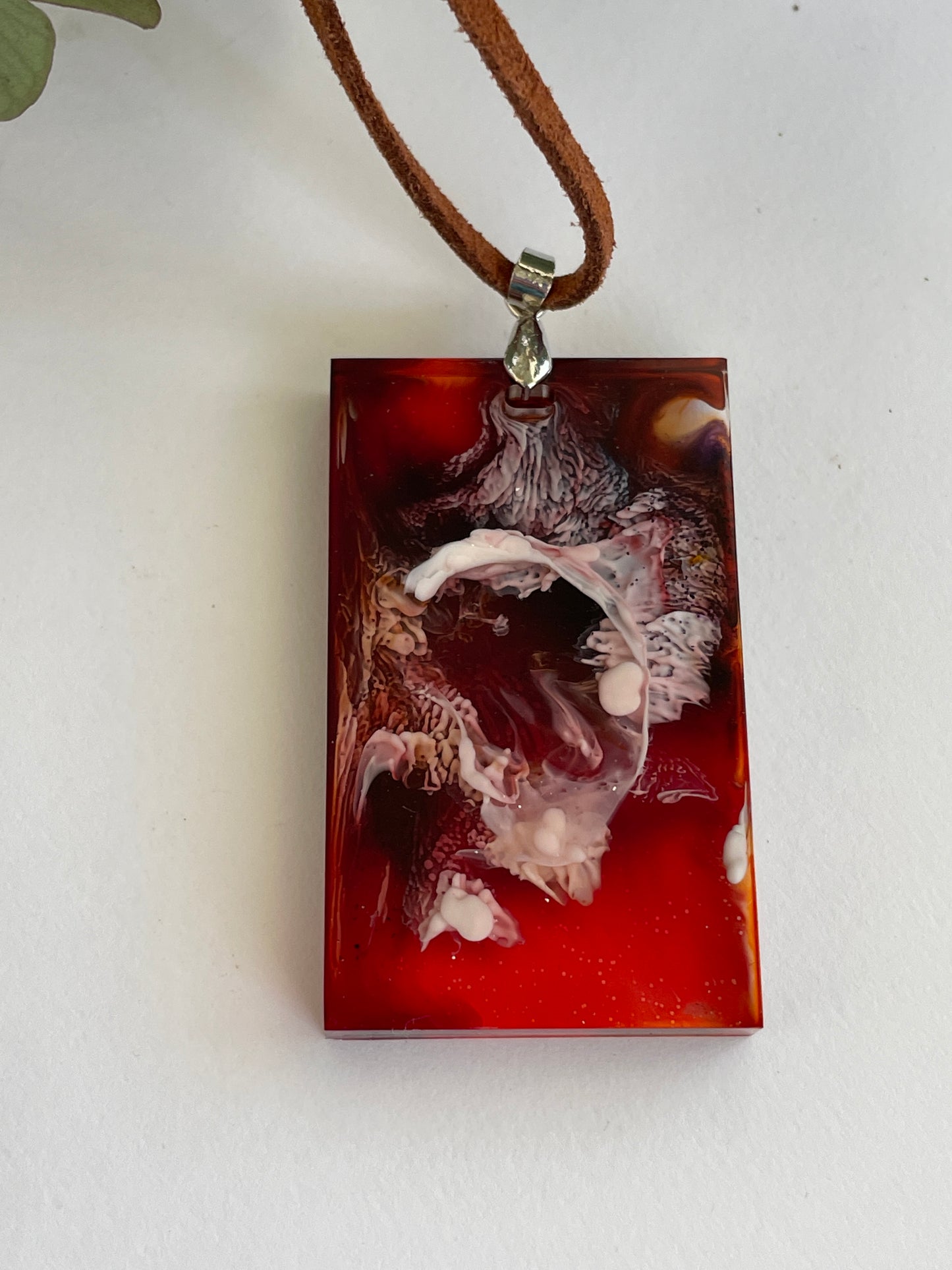 Colgantes rectángulo abstracto