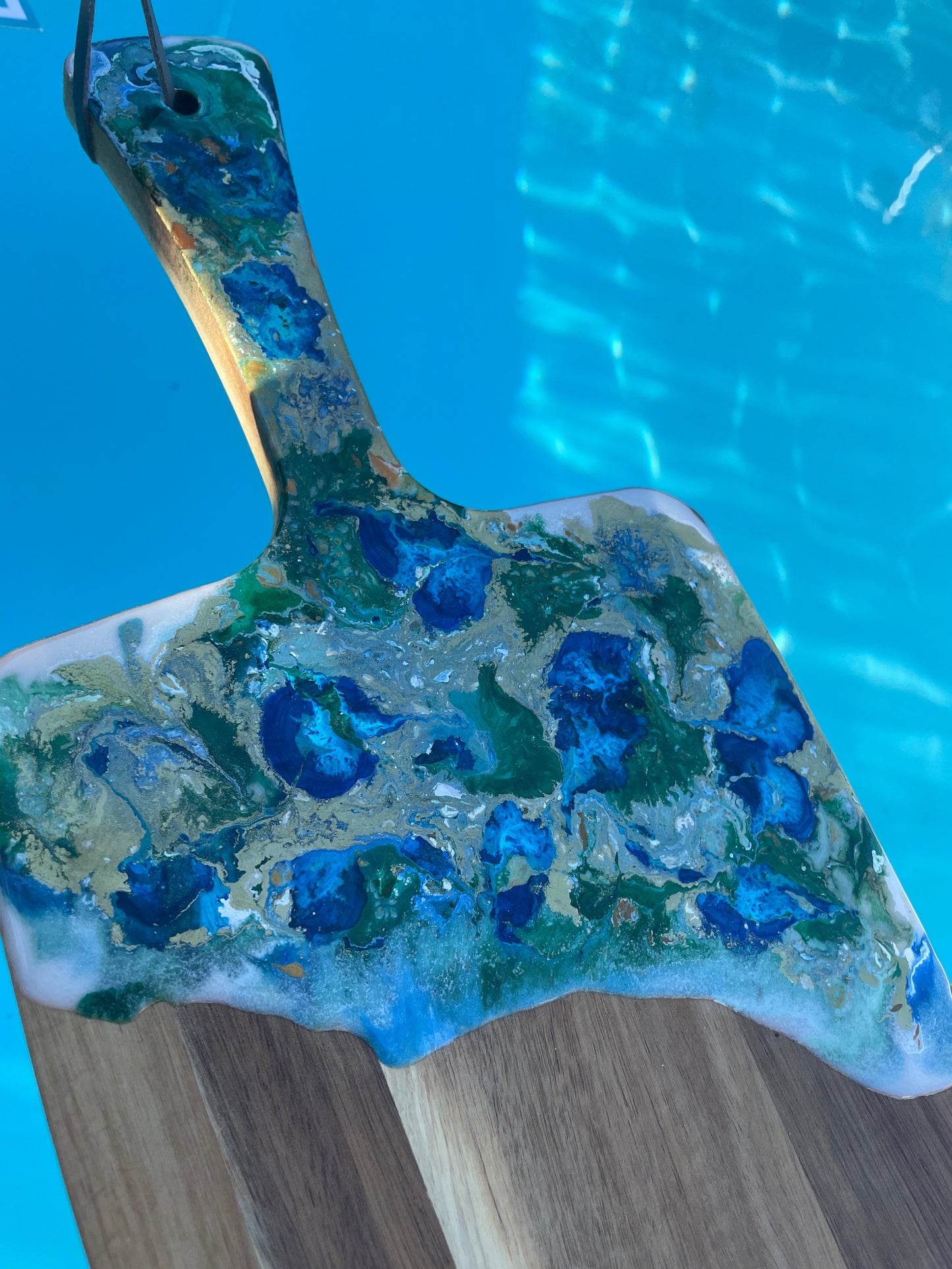 Tabla madera motivos abstractos