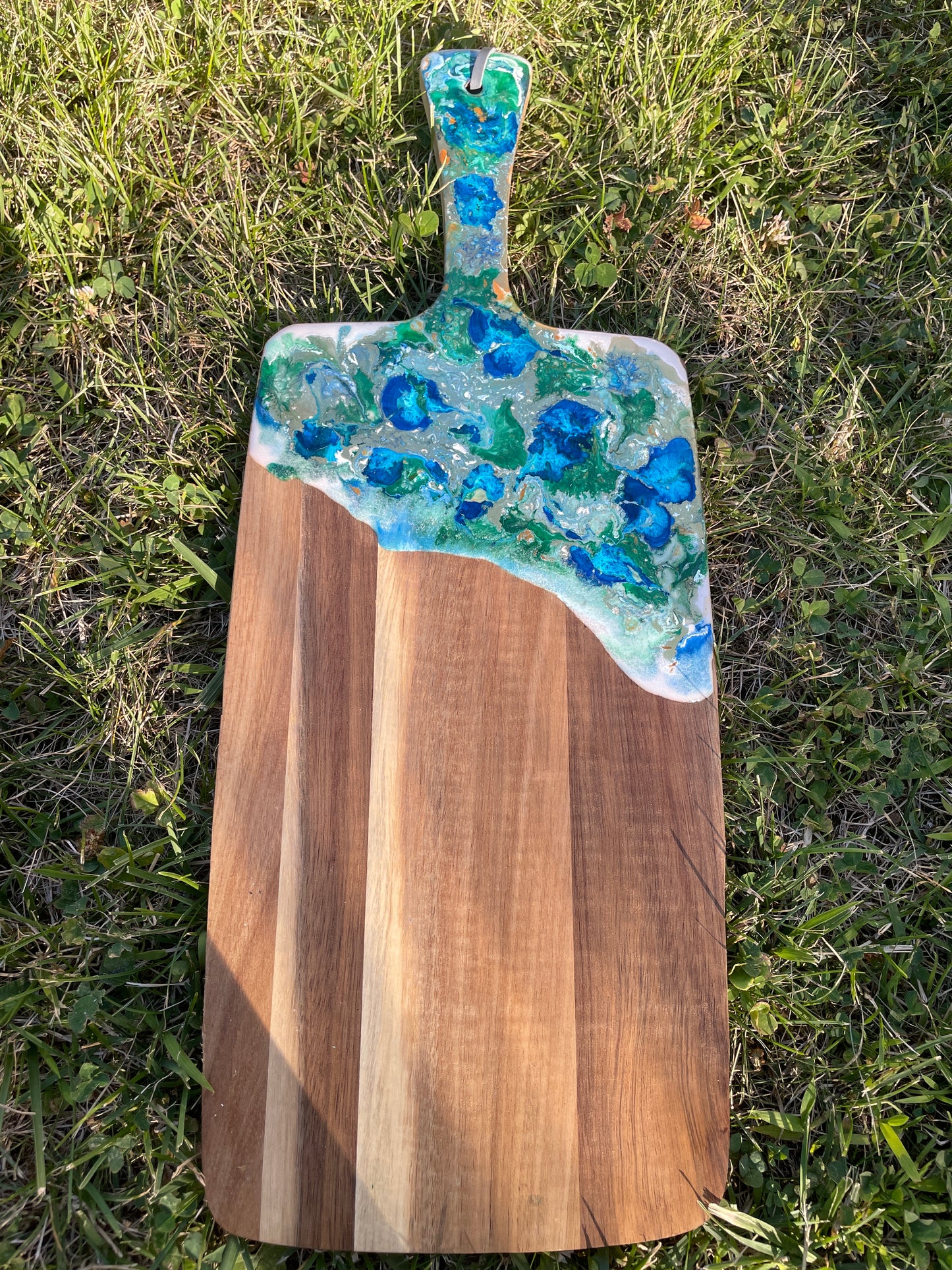 Tabla madera motivos abstractos