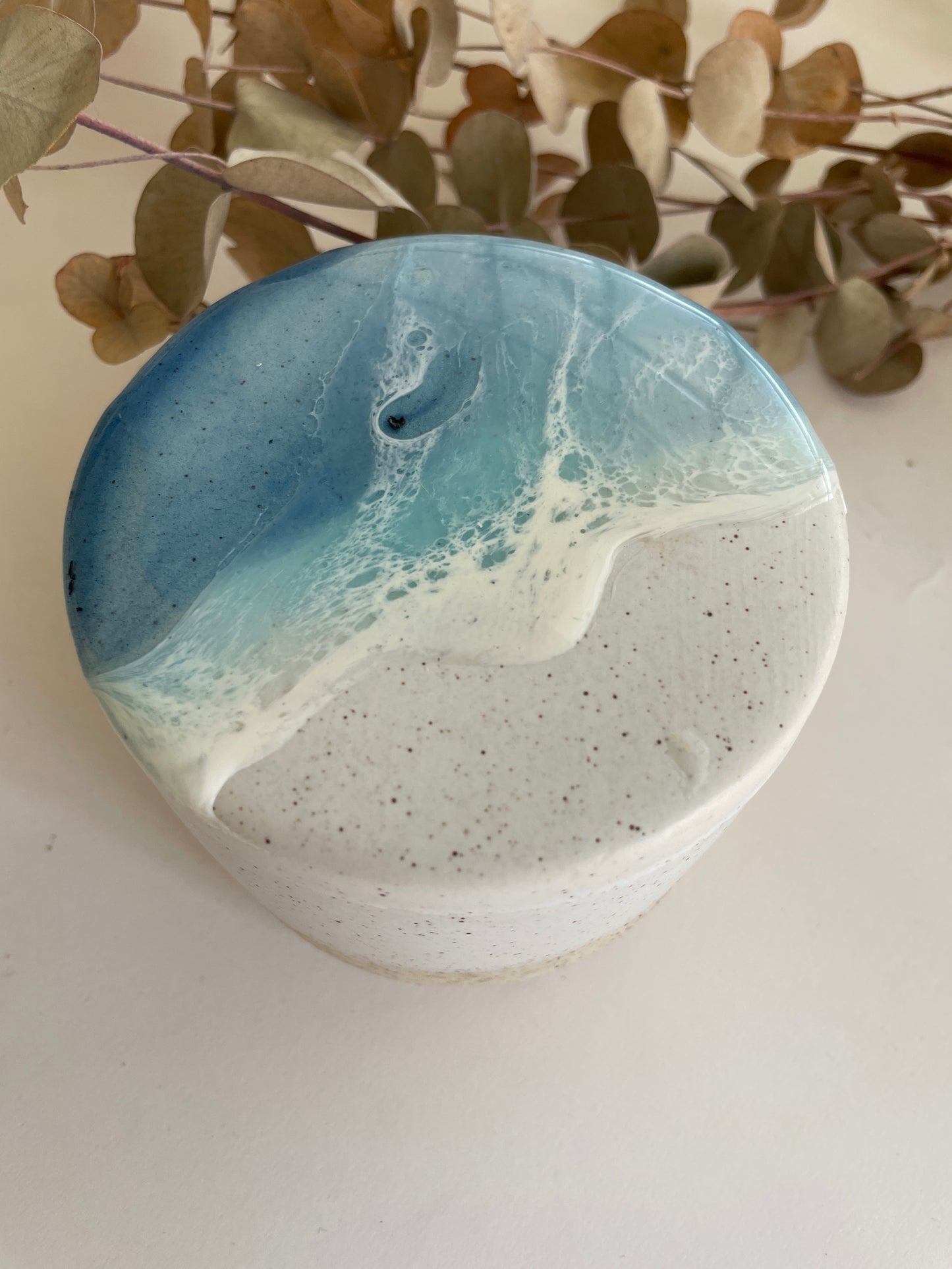 Cajitas redondas marinas