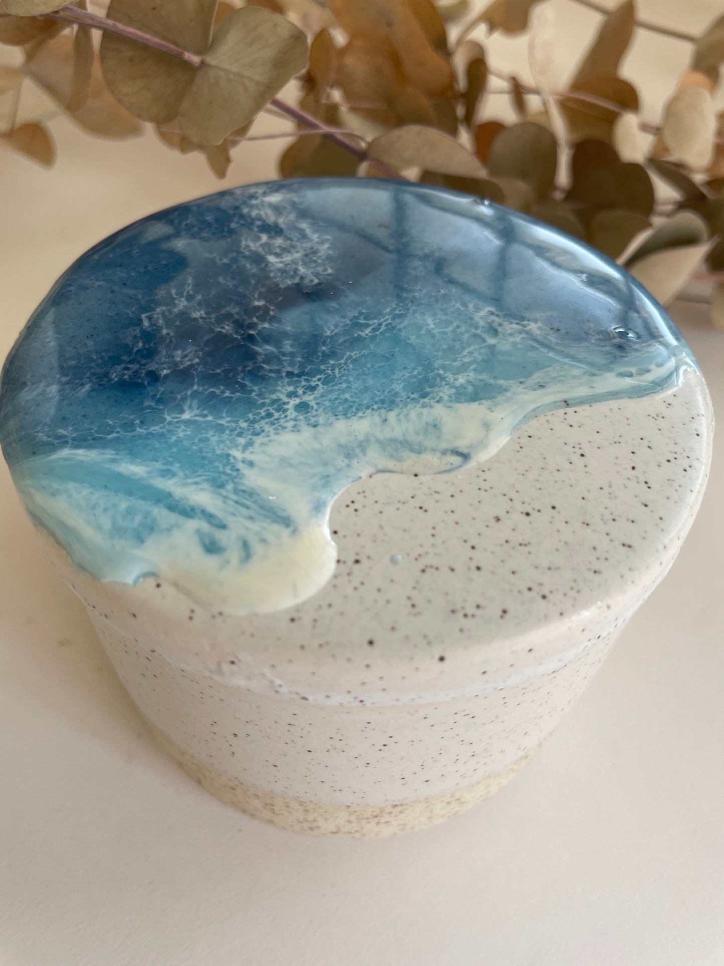 Cajitas redondas marinas