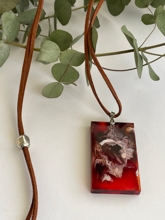 Colgantes rectángulo abstracto